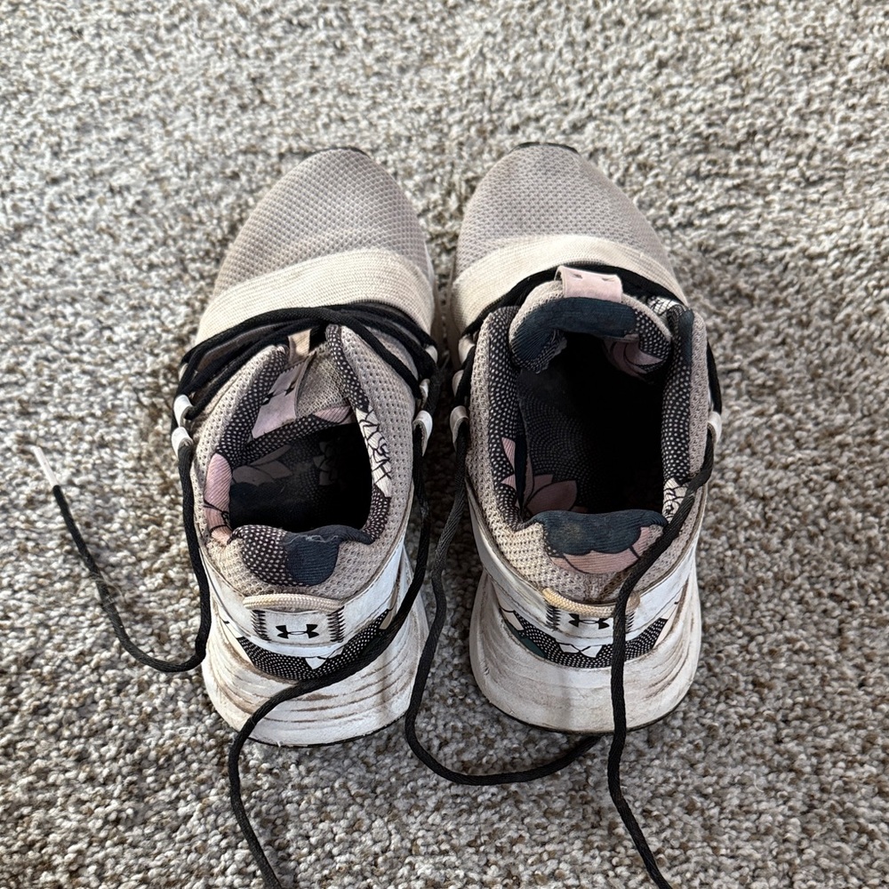 Under Armour Black and Gray Athletic Shoes